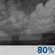 Wednesday Night: Showers and thunderstorms before 11pm, then a chance of showers between 11pm and 2am. Patchy fog after 1am. Low around 61. Light northwest wind. Chance of precipitation is 80%. New precipitation amounts of less than a tenth of an inch, except higher amounts possible in thunderstorms. Wednesday Night: Showers and thunderstorms before 11pm, then a chance of showers between 11pm and 2am. Patchy fog after 1am. Low around 61. Light northwest wind. Chance of precipitation is 80%. New precipitation amounts of less than a tenth of an inch, except higher amounts possible in thunderstorms.