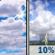 Saturday: A 10 percent chance of showers and thunderstorms after 1pm.  Cloudy, then gradually becoming mostly sunny, with a high near 83. South wind 5 to 10 mph becoming east in the afternoon. 