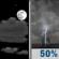 Sunday Night: A 50 percent chance of showers and thunderstorms, mainly after 3am.  Partly cloudy, with a low around 72. Calm wind.  New rainfall amounts of less than a tenth of an inch, except higher amounts possible in thunderstorms. 