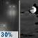 Sunday Night: A 30 percent chance of rain, mainly before 8pm.  Mostly cloudy, with a low around 57. West wind around 5 mph becoming calm  in the evening. 