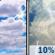 Sunday: A 10 percent chance of showers and thunderstorms after 3pm.  Mostly cloudy, with a high near 77. Southeast wind 6 to 11 mph becoming southwest in the afternoon. Winds could gust as high as 18 mph. 