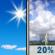 Sunday: A slight chance of showers between noon and 3pm, then a slight chance of showers and thunderstorms after 3pm.  Mostly sunny, with a high near 69. Calm wind becoming southwest 5 to 7 mph in the afternoon.  Chance of precipitation is 20%.