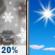 Today: A slight chance of rain and snow showers between 7am and 8am.  Mostly cloudy through mid morning, then gradual clearing, with a high near 42. West wind 6 to 10 mph.  Chance of precipitation is 20%.